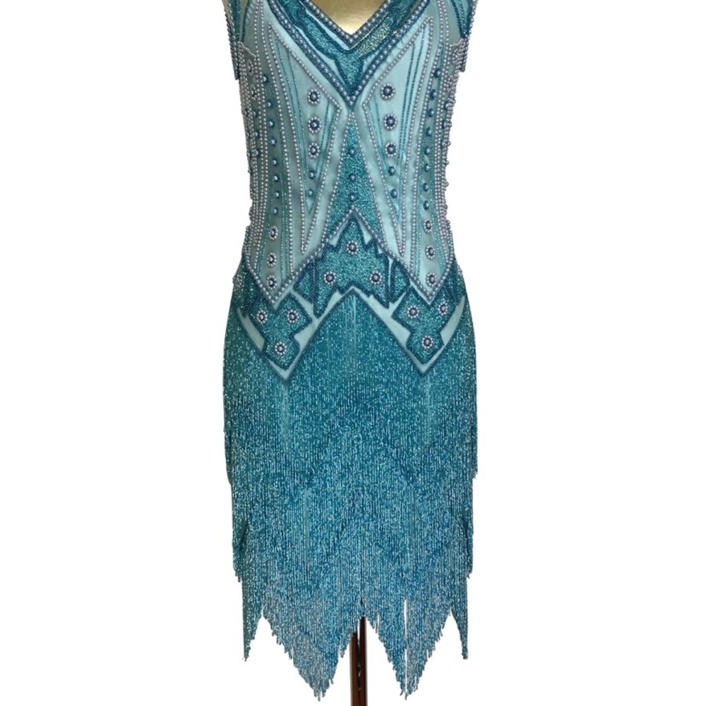 Deco Haus beaded gown